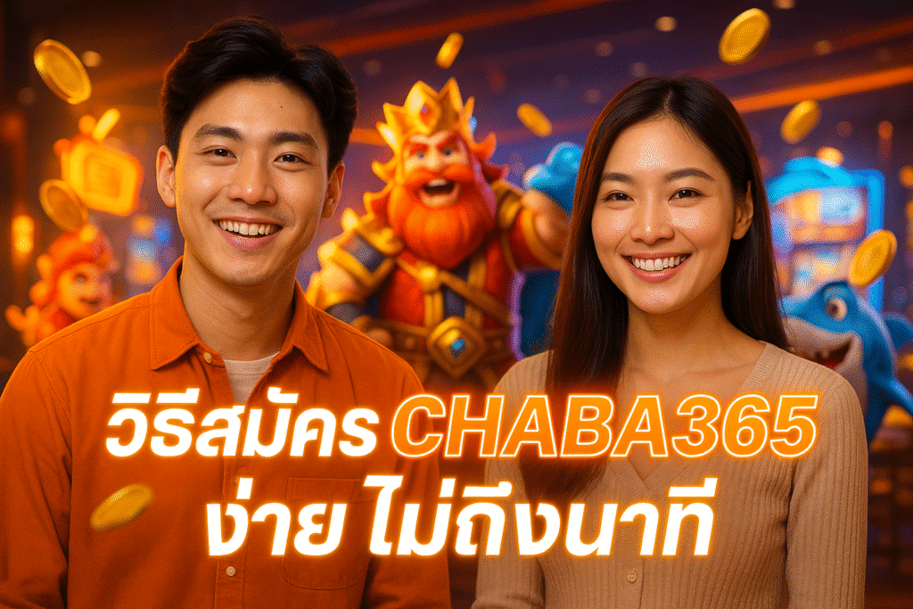 วิธีสมัคร CHABA365 ง่าย ไม่ถึงนาที